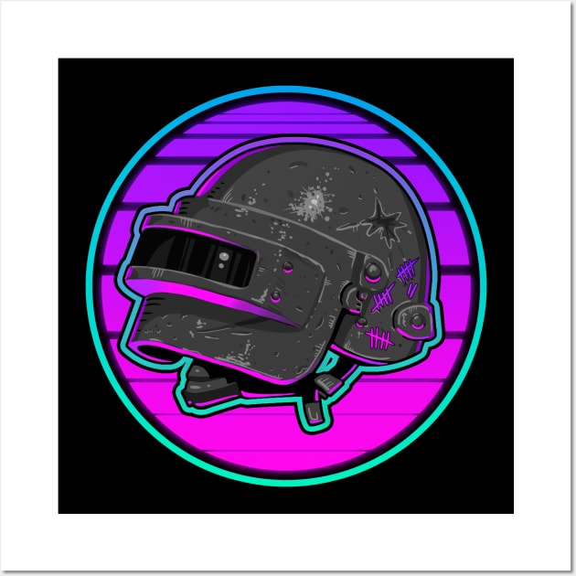 Pubg T shirt - Purple Wall Art by Ravenseye